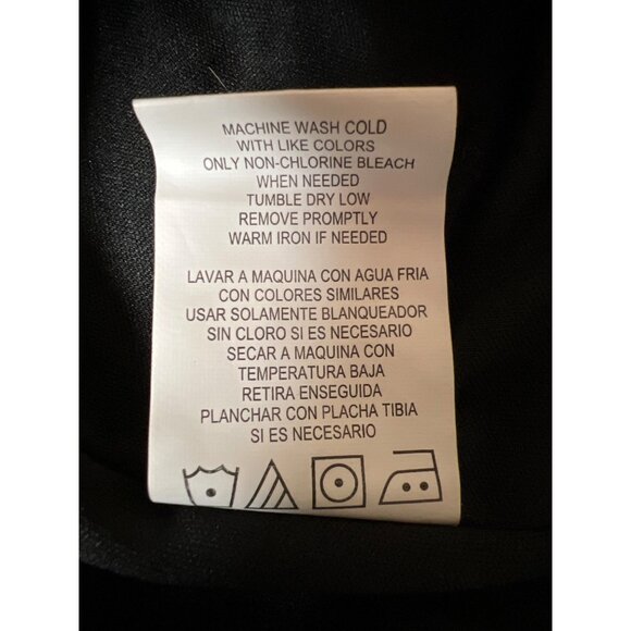 Gibson & Latimer Women's Skirt Black Lace Yellow Neon Zipper Trim Layer Size 8 - Picture 10 of 11